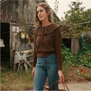 Doen Brown Women's Magpie Sweater